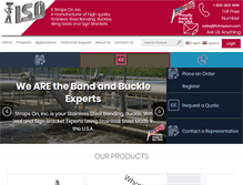 Tablet Screenshot of isostainless.com